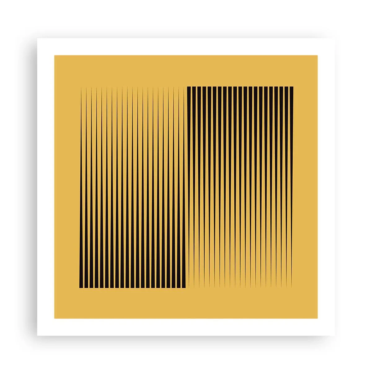 Pôster - Quadratura de opostos - 60x60 cm