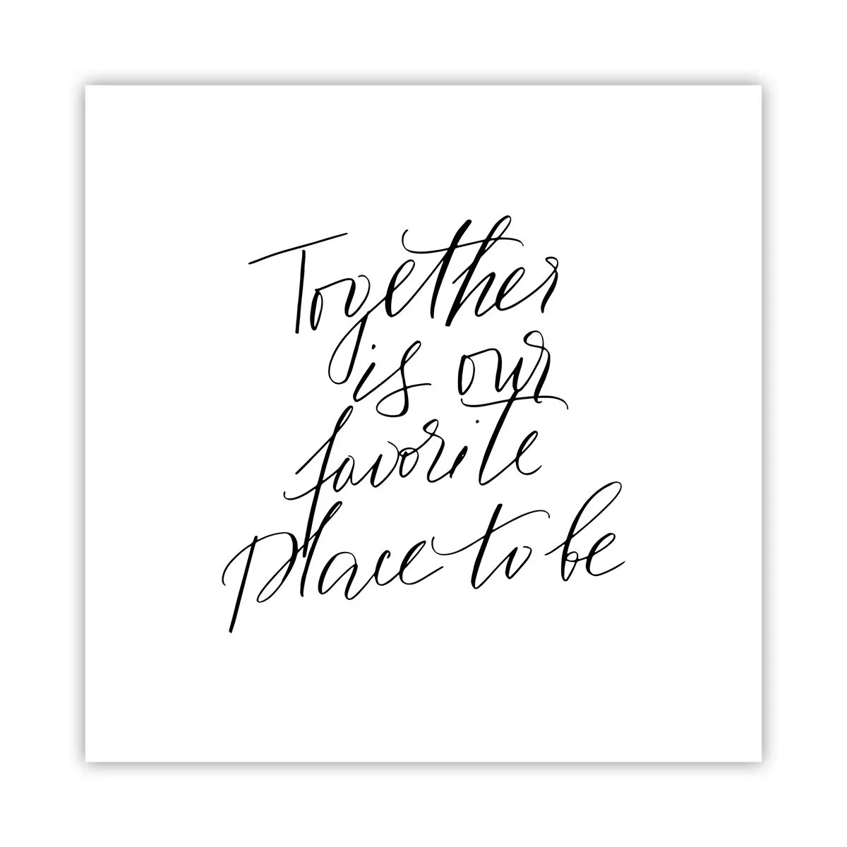 Pôster - Também sente isso? - 60x60 cm