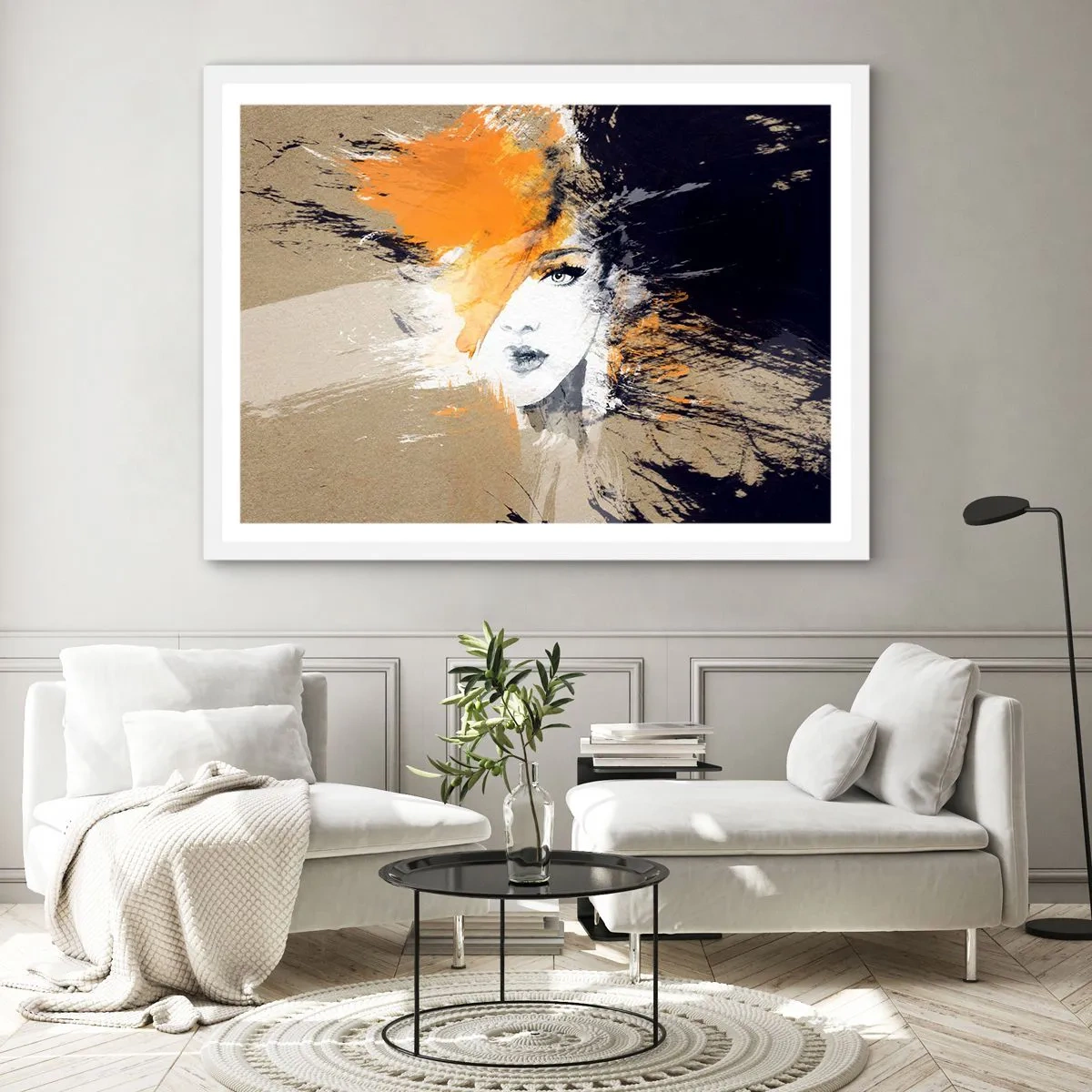 Pôster em moldura branca - E fez-se a luz - 70x50 cm