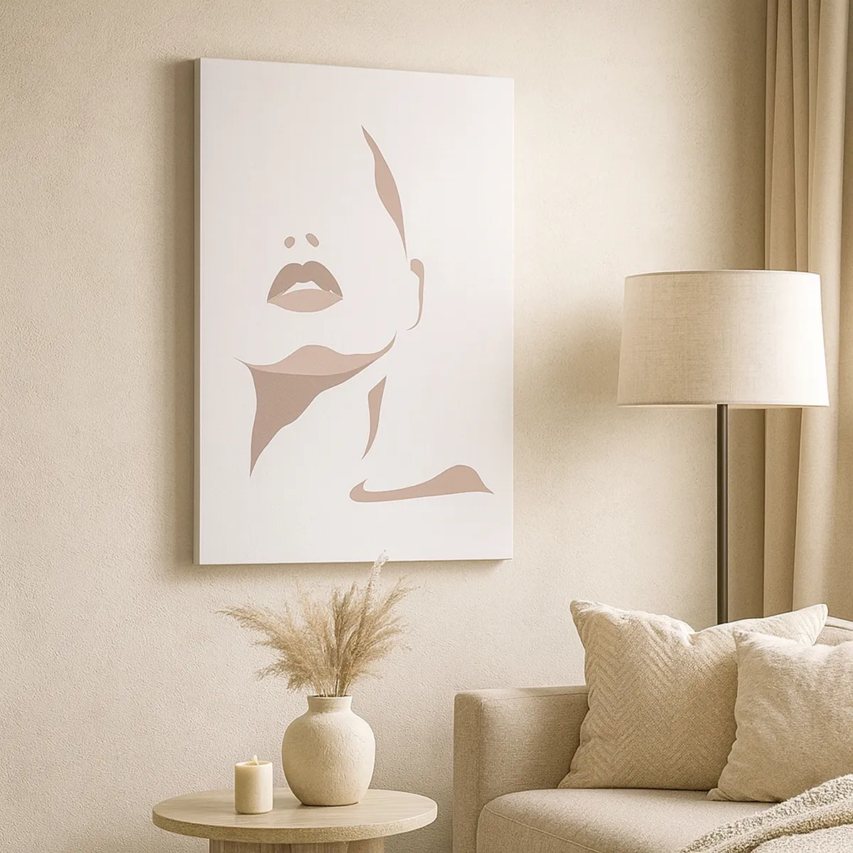 Quadro em tela - Feito de luz e sombra - 50x70 cm