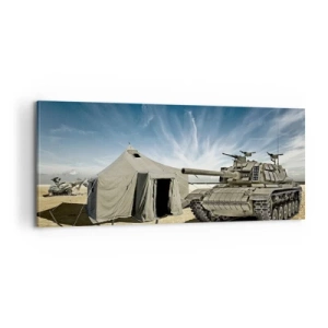 Quadro em tela - Sonho militar - 100x40 cm