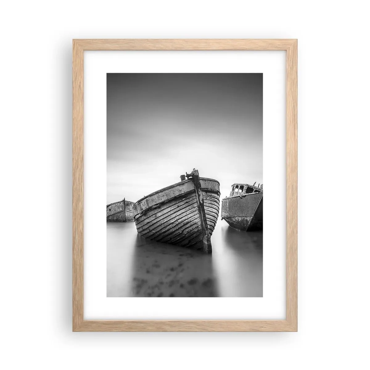 Pôster com moldura de carvalho claro - Apenas lembranças... - 30x40 cm