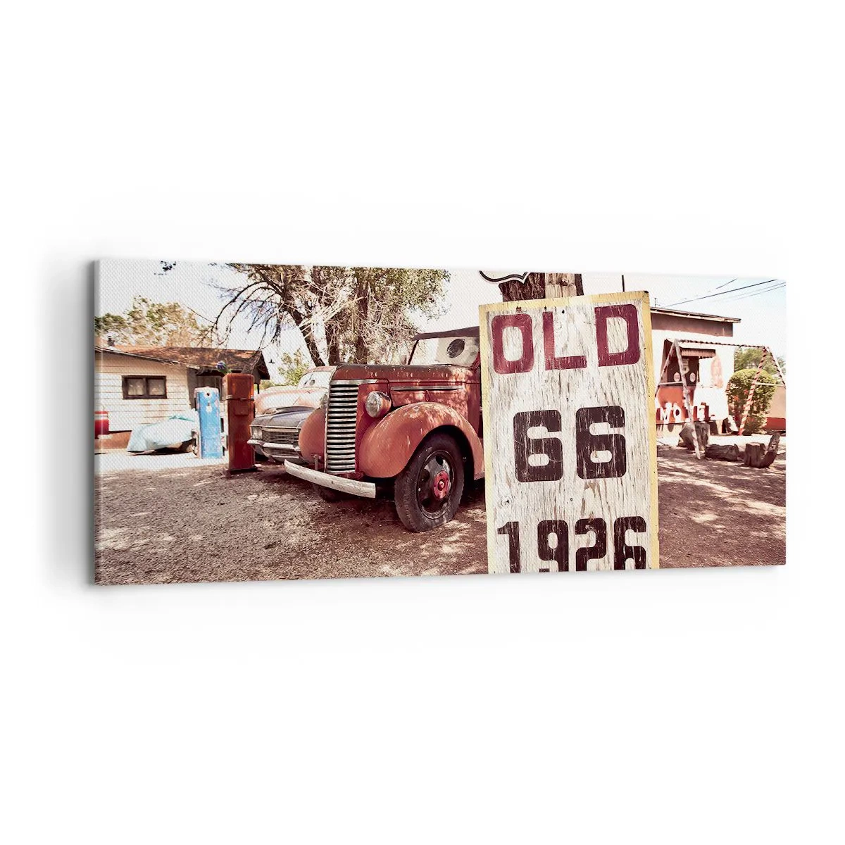 Quadro em tela - A lenda de uma província americana - 100x40 cm