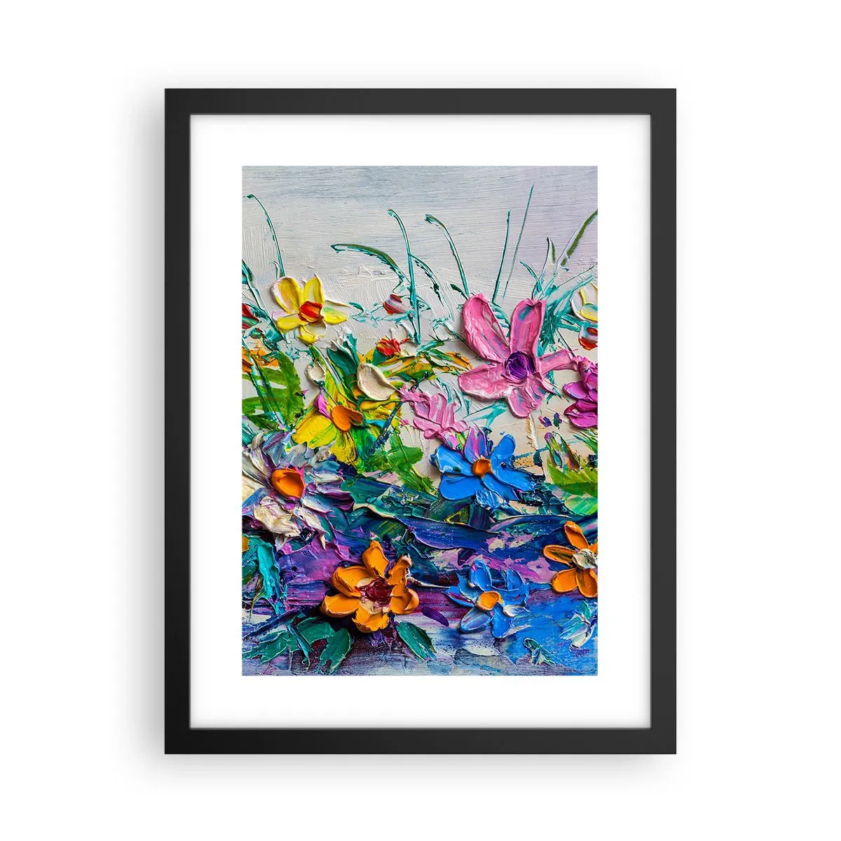 Pôster com moldura preta - Não é de todo natureza morta - 30x40 cm