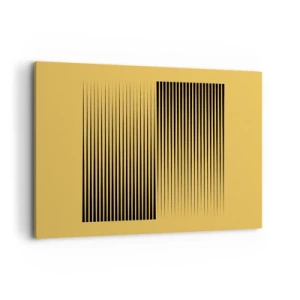 Quadro em tela - Quadratura de opostos - 100x70 cm