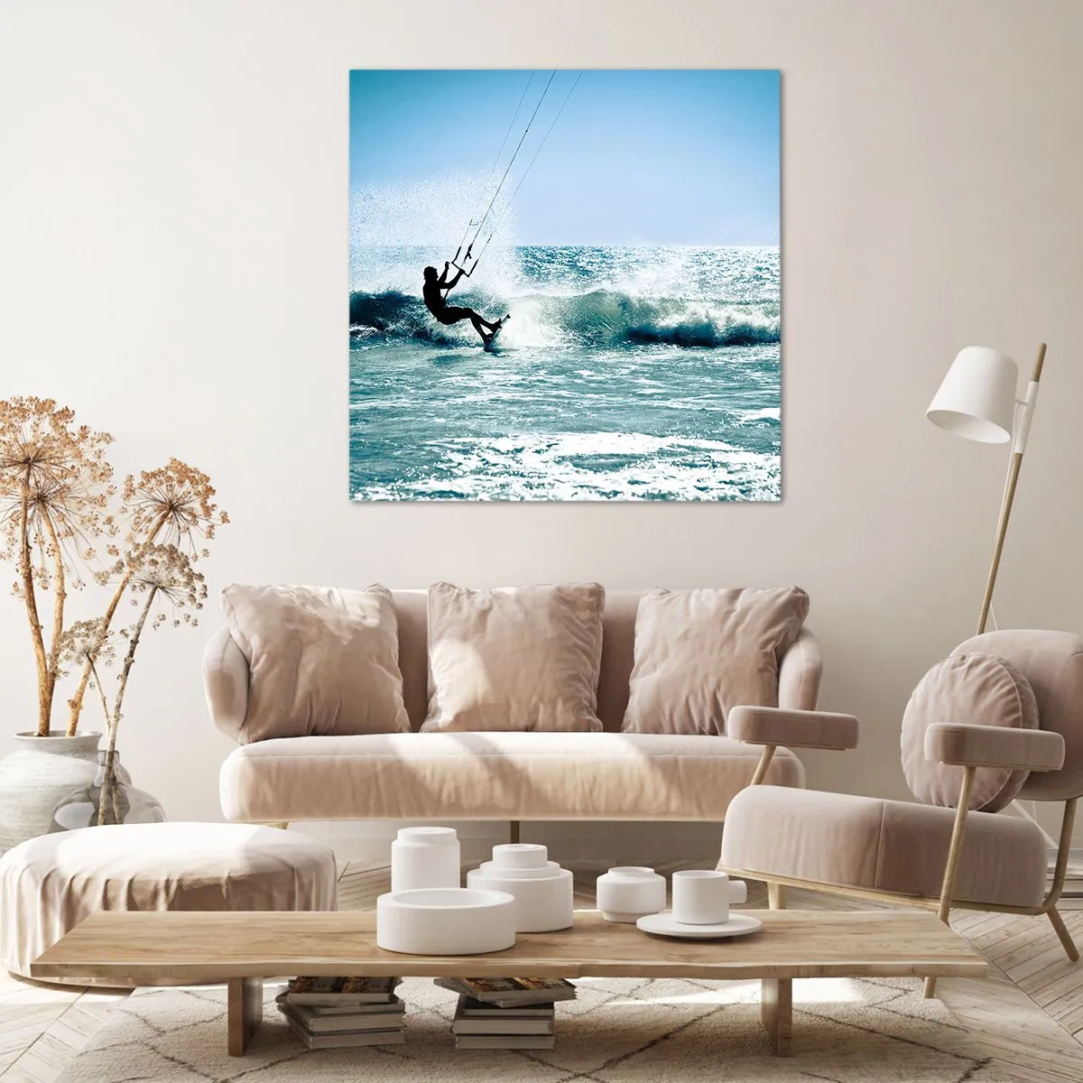 Quadro em tela - Deixe-se levar - 60x60 cm
