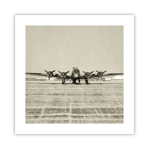 Pôster - Pronto como sempre  - 40x40 cm