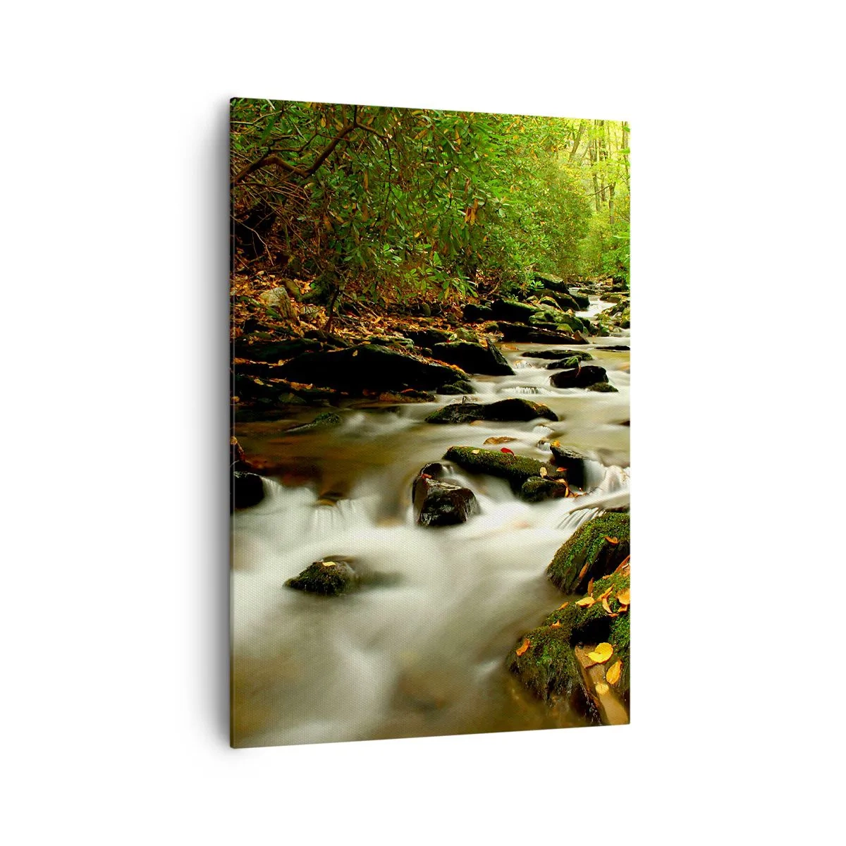 Quadro em tela - Como prata líquida - 70x100 cm