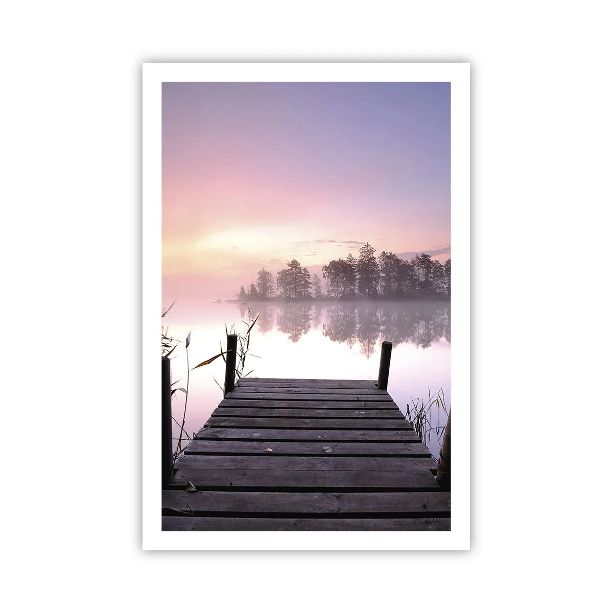 Pôster - Da névoa lilás... - 61x91 cm