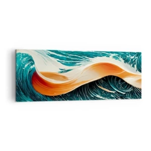Quadro em tela - O sonho de um surfista - 140x50 cm