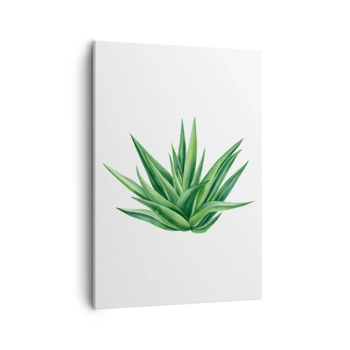 Quadro em tela - Verde – força – vida - 50x70 cm