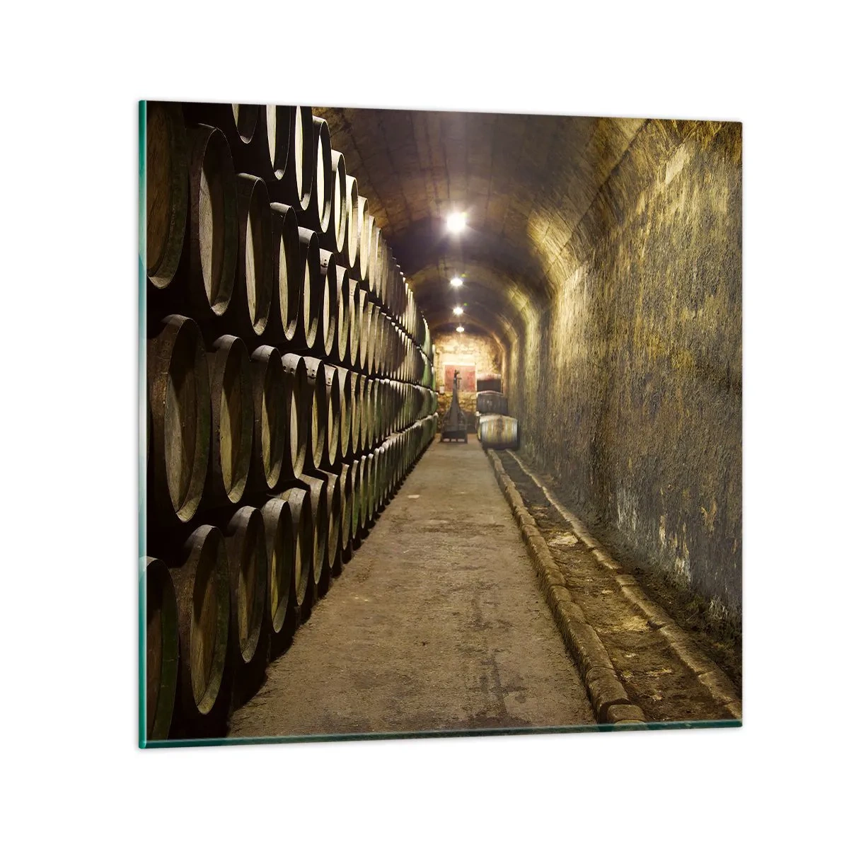 Quadro em vidro - É bom deitar-se - 60x60 cm