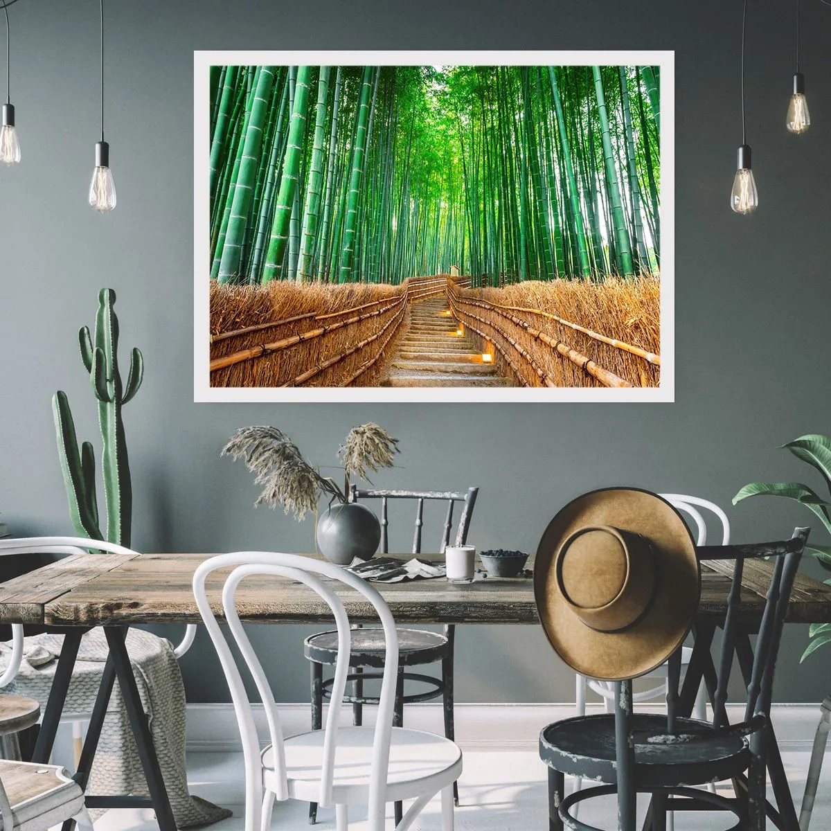 Pôster - A essência da natureza asiática - 50x40 cm