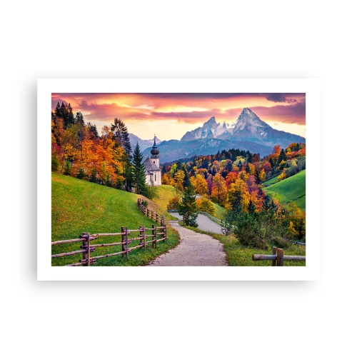 Pôster - Paisagem como uma pintura - 70x50 cm