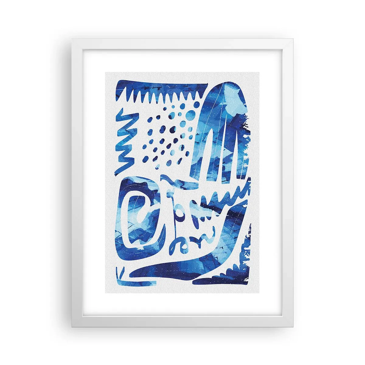 Pôster em moldura branca - Voltar às raízes - 30x40 cm