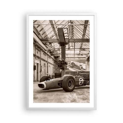 Pôster em moldura branca - O descanso do vencedor - 50x70 cm