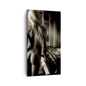 Quadro em tela - Harmonia perfeita da noite - 45x80 cm