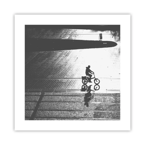 Pôster - Em frente, pela cidade - 40x40 cm