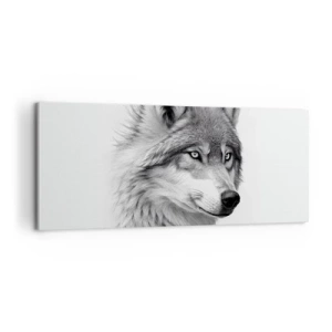 Quadro em tela - Alfa – sem dúvida - 100x40 cm