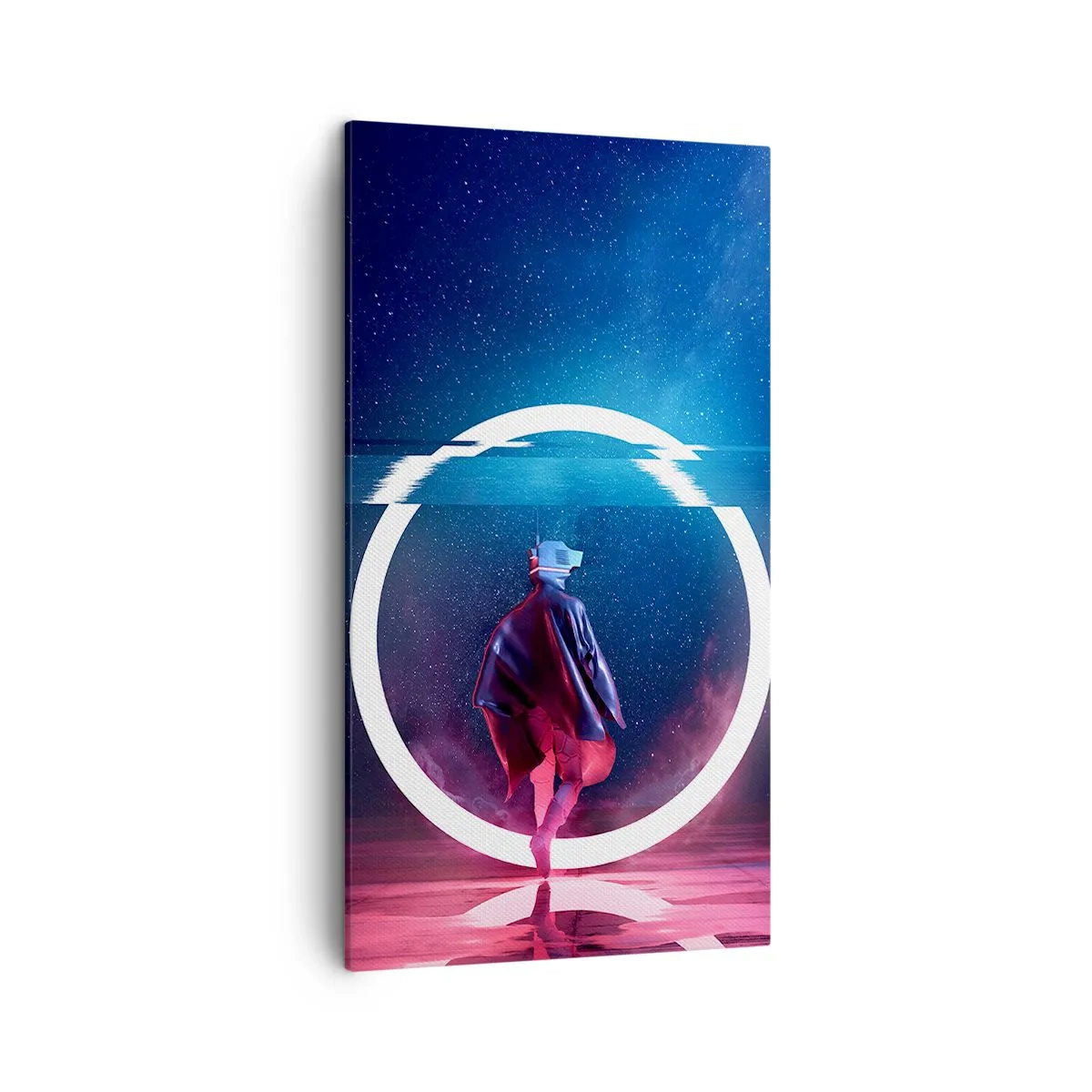 Quadro em tela - Entre Mundos - 45x80 cm