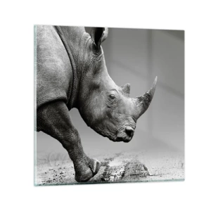 Quadro em vidro - Força imparável - 70x70 cm