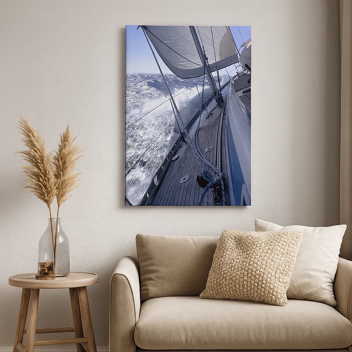 Quadro em tela - Eu sei o que é ser um pássaro - 50x70 cm