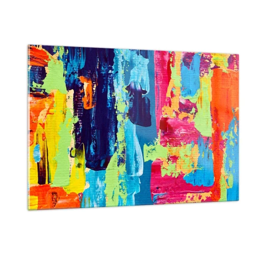 Quadro em vidro - A vida é bela! - 120x80 cm