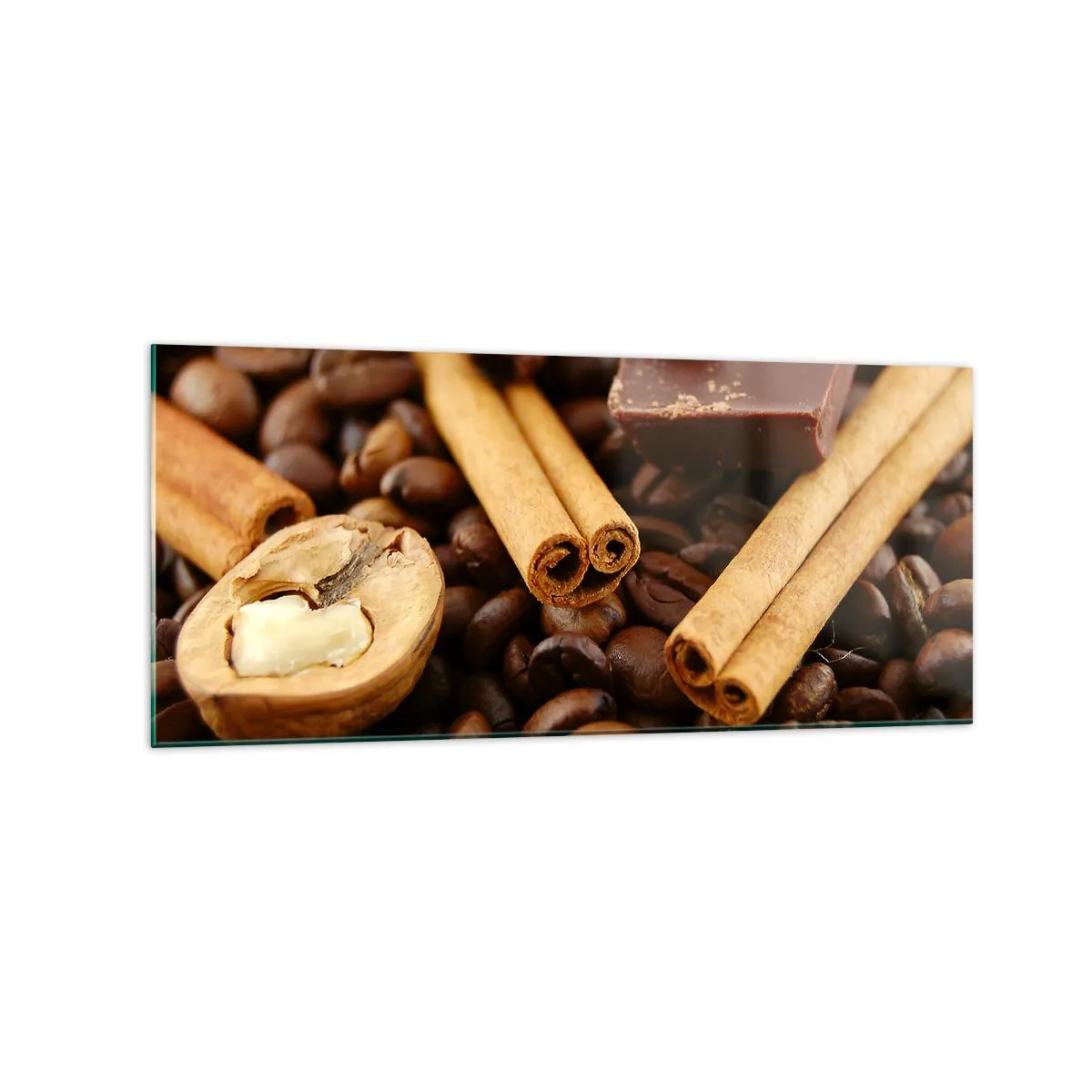 Quadro em vidro - Concerto de aromas - 120x50 cm