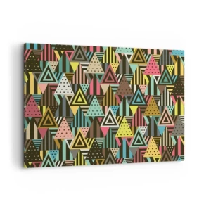 Quadro em tela - Em ritmo para três - 100x70 cm