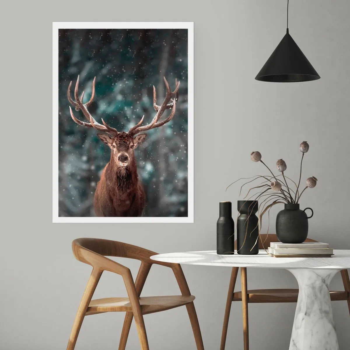 Pôster - O rei coroado da floresta  - 70x100 cm