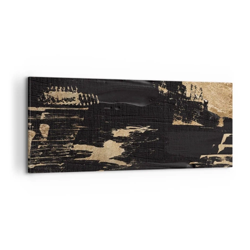 Quadro em tela - Rastro de toque - 100x40 cm