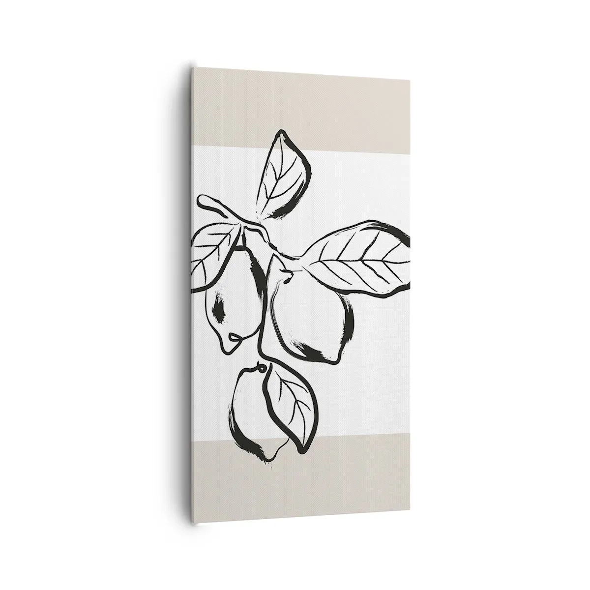 Quadro em tela - Onde o limão amadurece… - 65x120 cm