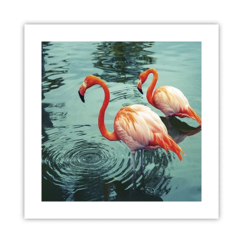 Pôster - Estamos na moda agora - 40x40 cm