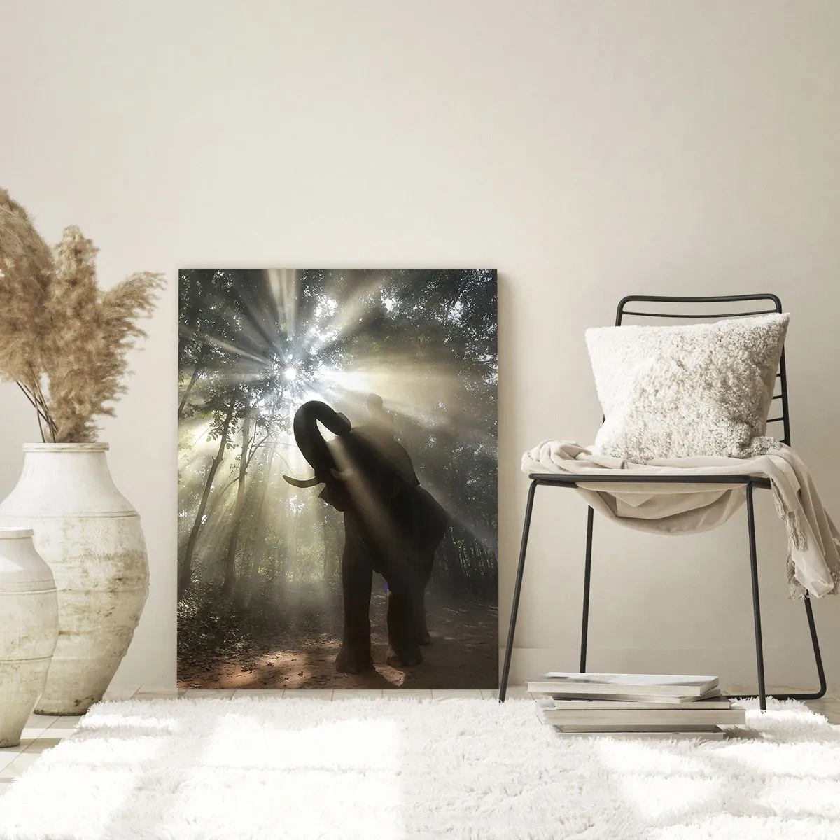 Quadro em vidro - Sob a estrela da sorte - 80x120 cm