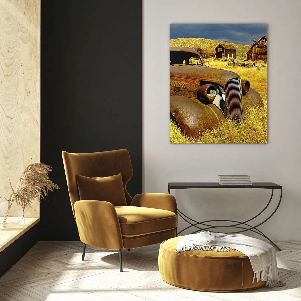 Quadro em vidro - Um merecido descanso - 50x70 cm