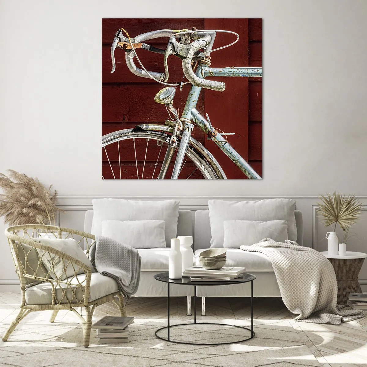 Quadro em vidro - Feito para vencer - 60x60 cm