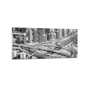 Quadro em vidro - Dubai – uma cidade impossível - 120x50 cm
