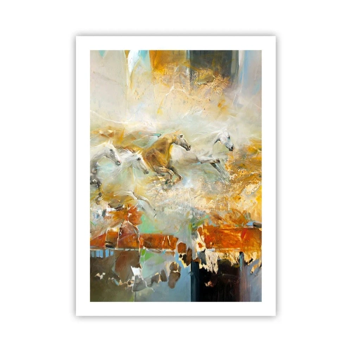 Pôster - A galope através da luz - 50x70 cm