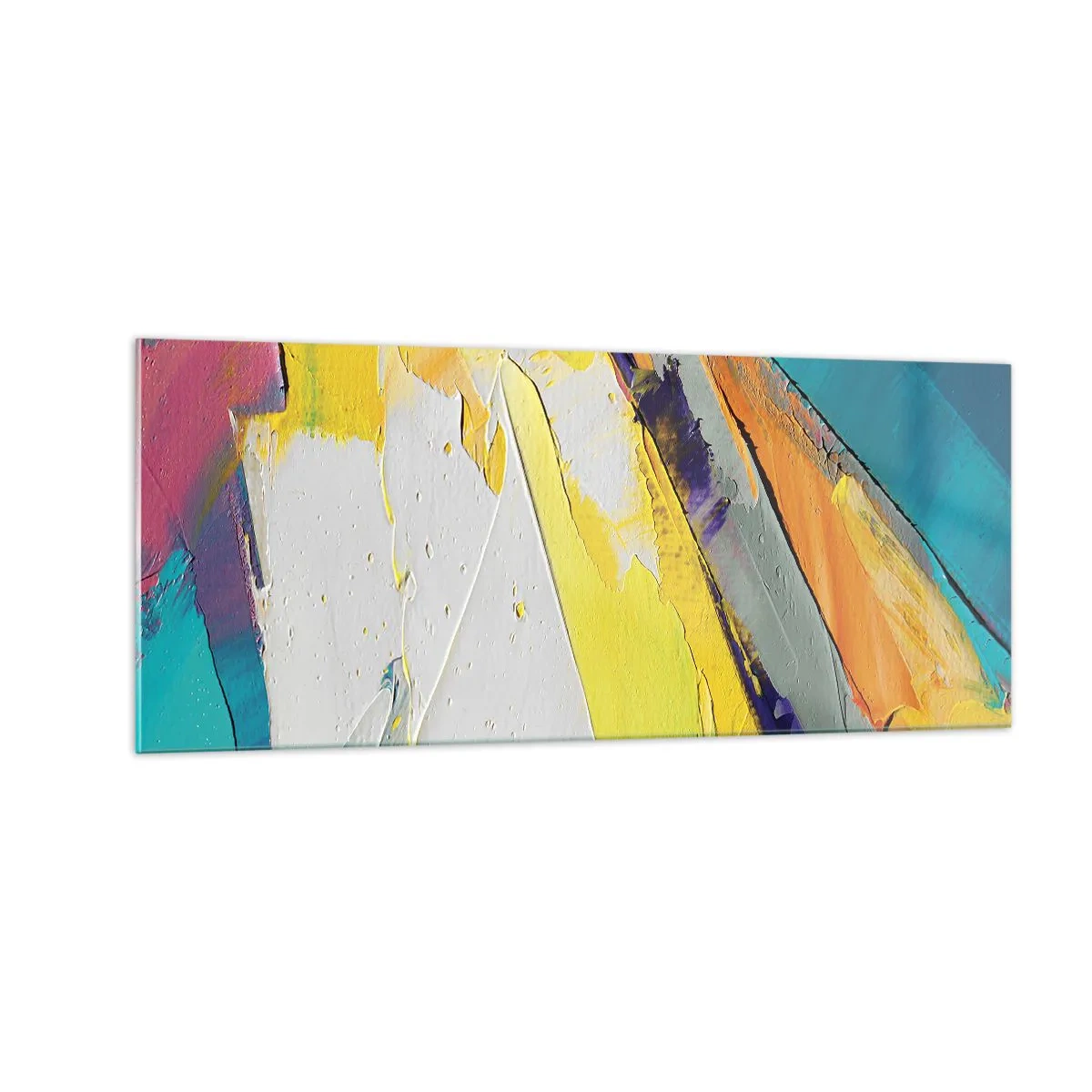 Quadro em vidro - Anatomia da luz - 100x40 cm