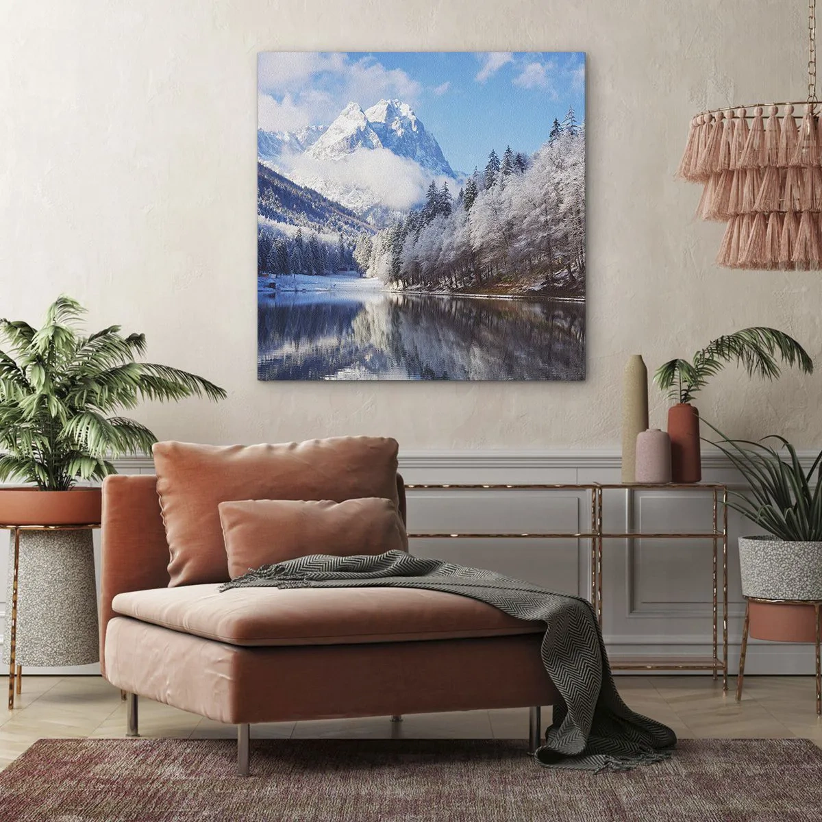 Quadro em tela - Guarda de neve - 30x30 cm