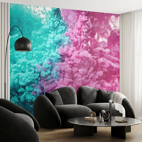 Papel de Parede Premium Canvas - Confronto decisivo - Abstração, Pedaço, 3D - 500x350 cm