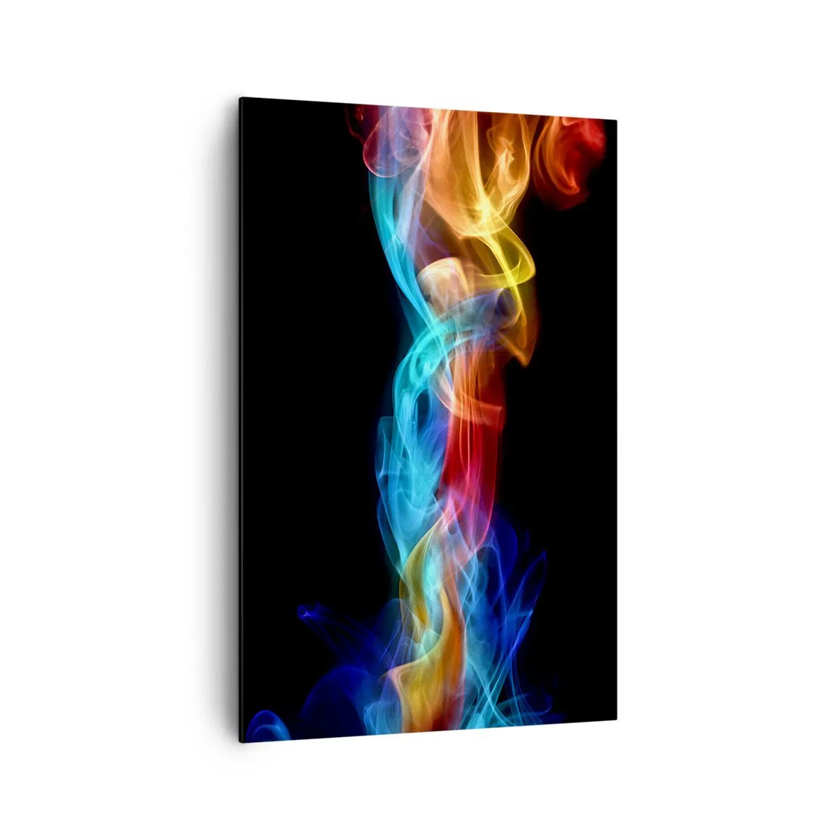 Quadro em tela - Dança da névoa em arco-íris - 80x120 cm