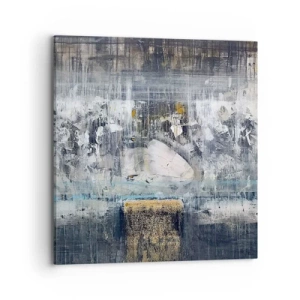 Quadro em tela - Pelo gelo ou pelo torrão de terra - 70x70 cm