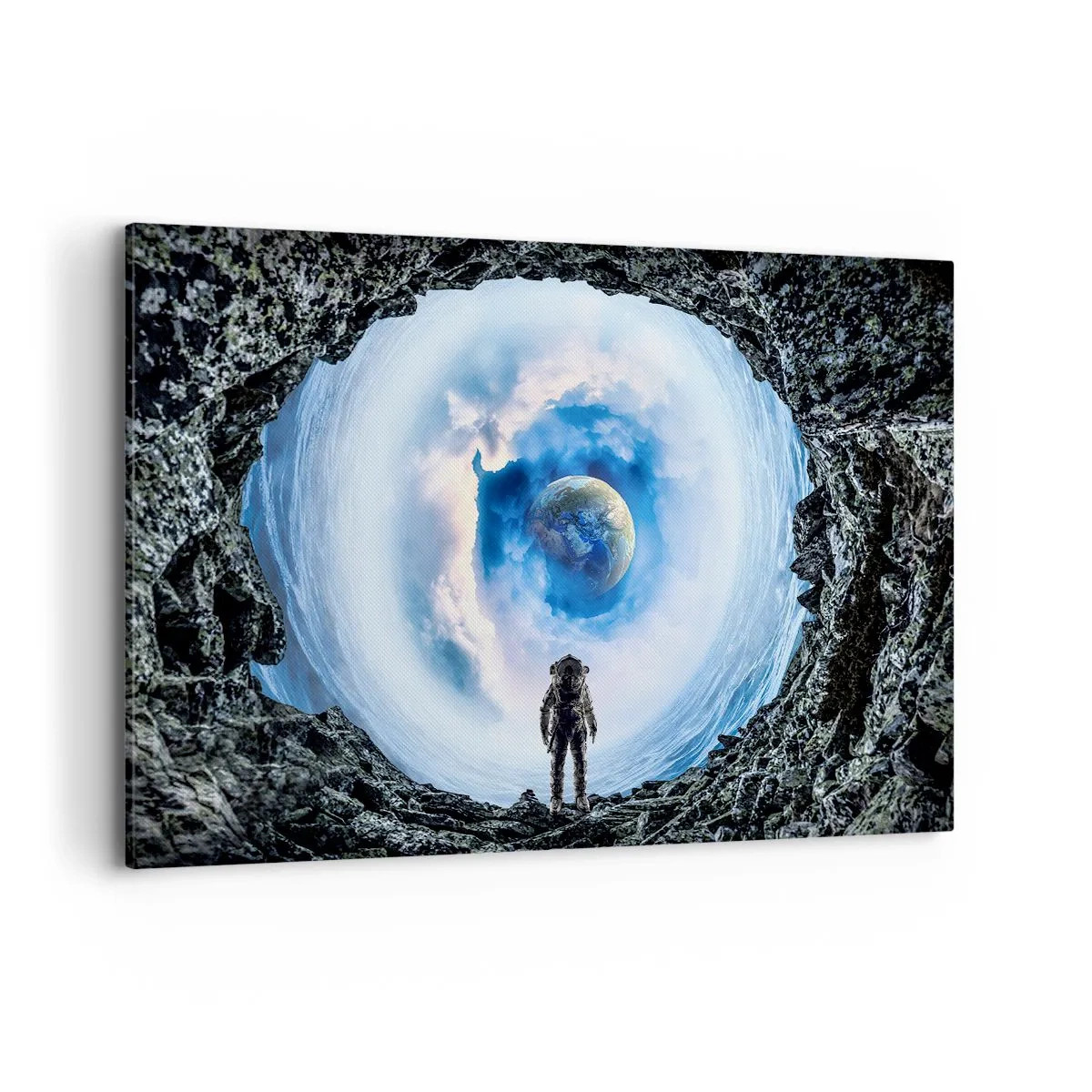 Quadro em tela - Não muito longe de casa - 120x80 cm