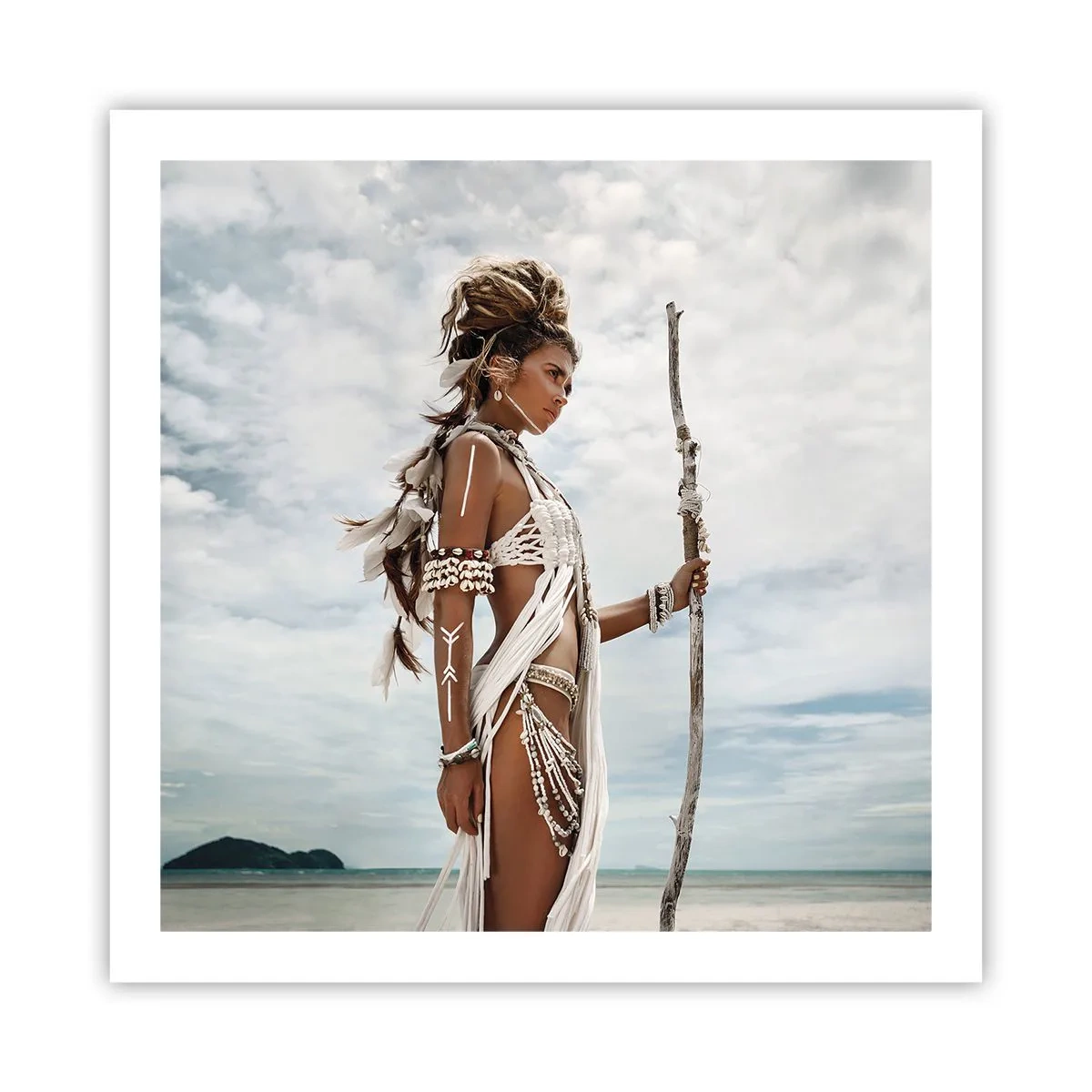 Pôster - Rainha dos trópicos - 60x60 cm
