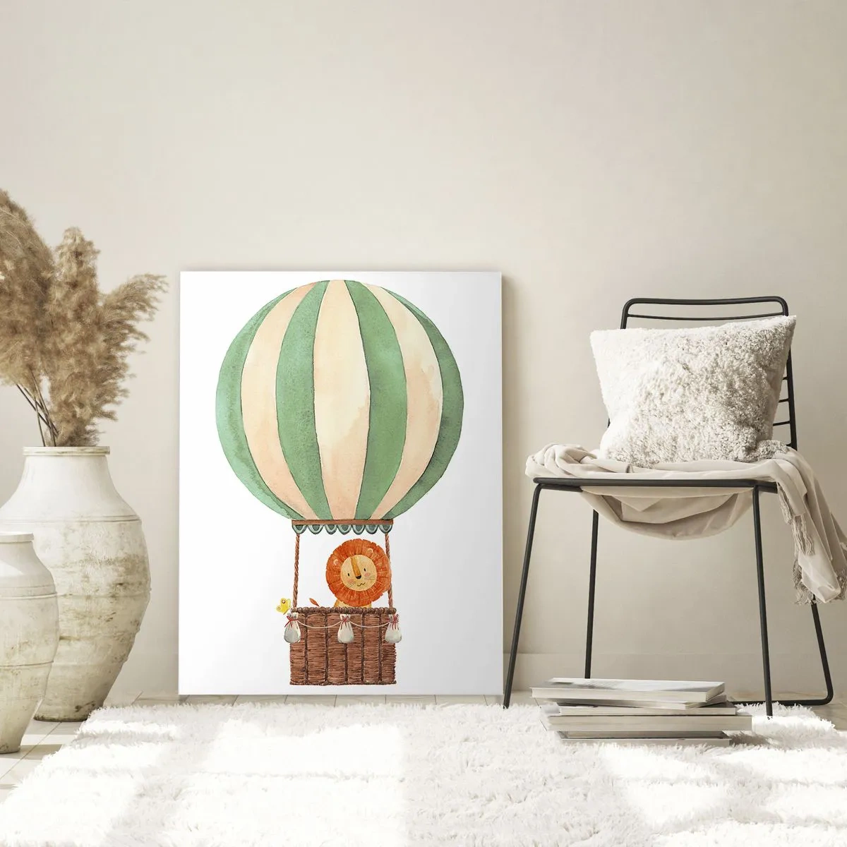 Quadro em vidro - As viagens de Leon - 80x120 cm