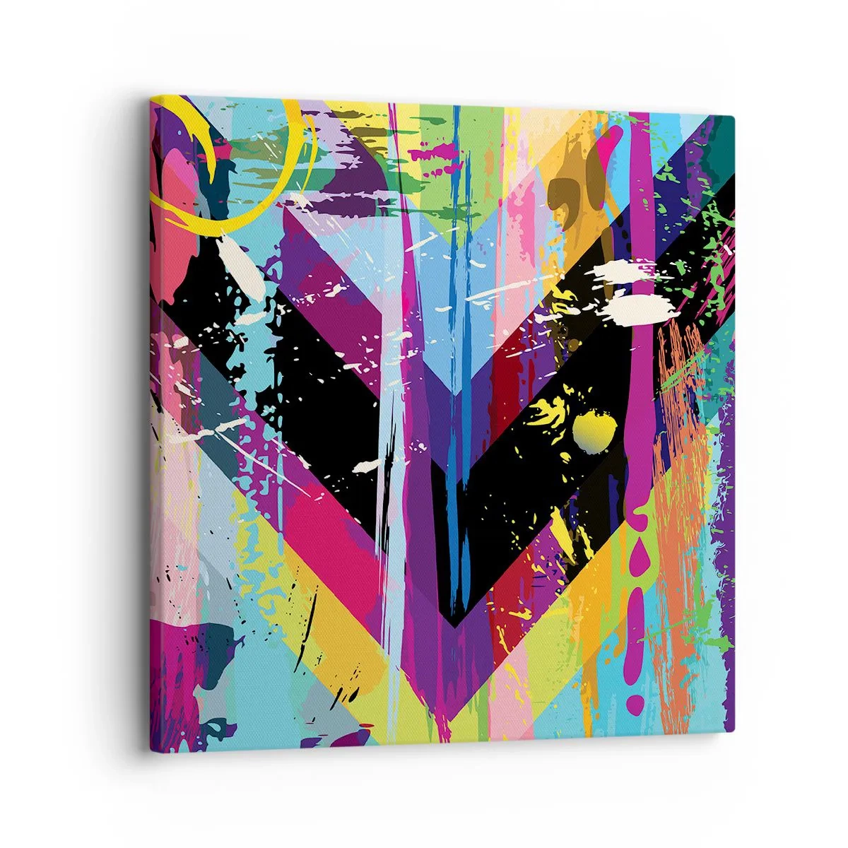 Quadro em tela - De cima para baixo - 30x30 cm