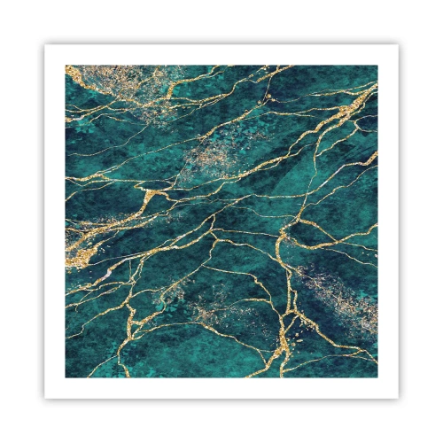 Pôster - Veia dourada - 60x60 cm