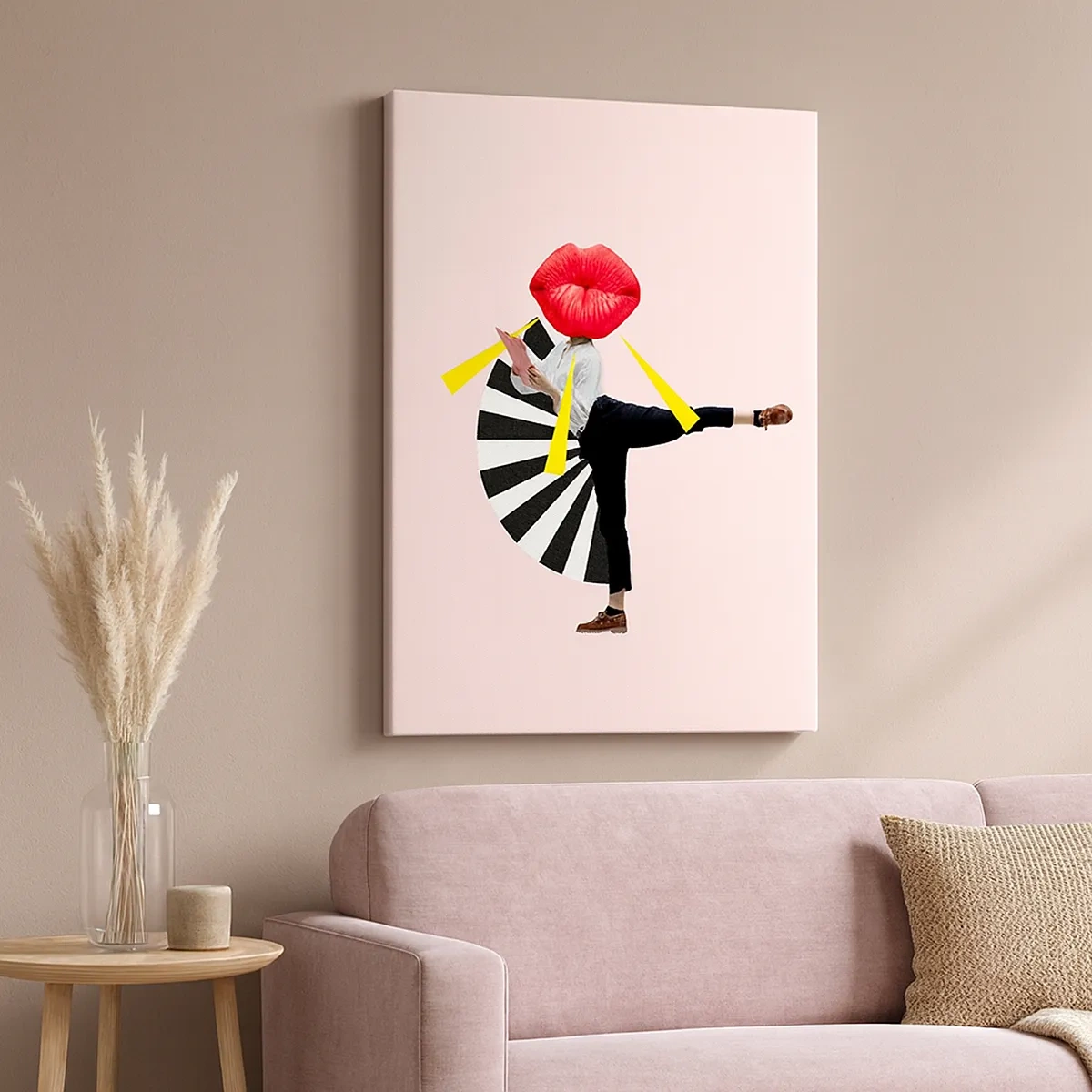 Quadro em tela - Arte pop surreal - 50x70 cm