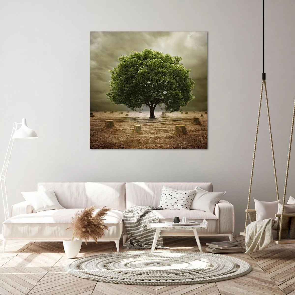 Quadro em tela - Toda a esperança - 50x50 cm